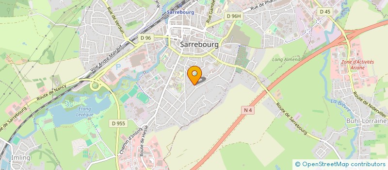 localisation de l'entreprise SCI BAURIS à SARREBOURG
