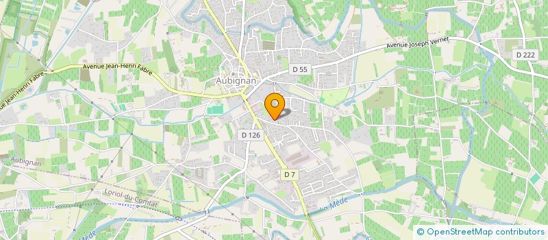 localisation de l'entreprise SCI BAUSSAN-LARROUSSE  AUBIGNAN