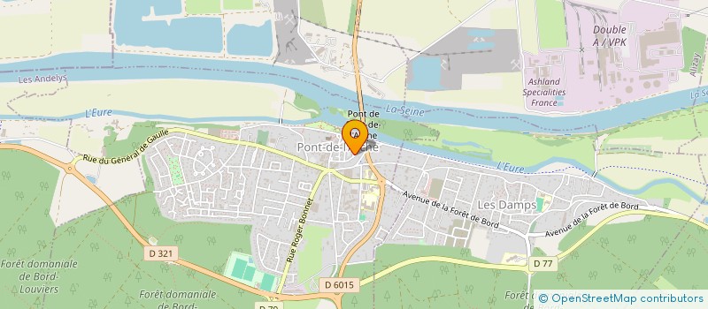 localisation de l'entreprise SCI BAUTHEAC - BERNARD  PONT-DE-L'ARCHE