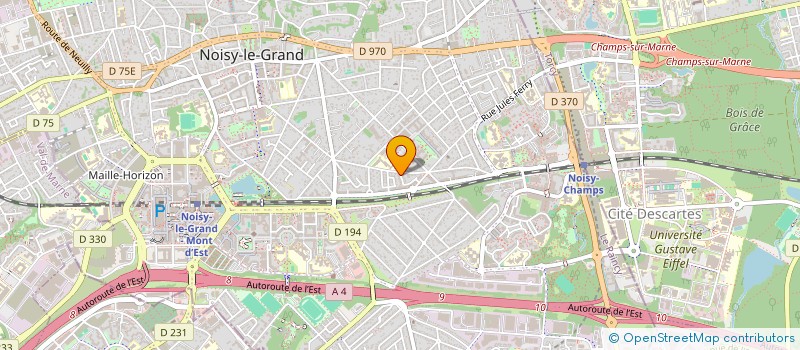 localisation de l'entreprise SCI BAUTISTA RUIZ à NOISY-LE-GRAND