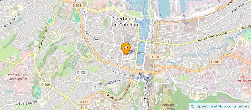 localisation de l'entreprise SCI BAUVAL à CHERBOURG-EN-COTENTIN