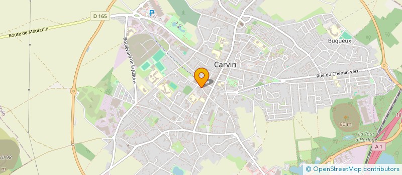 localisation de l'entreprise SCI BAUVIN - VILACA  CARVIN