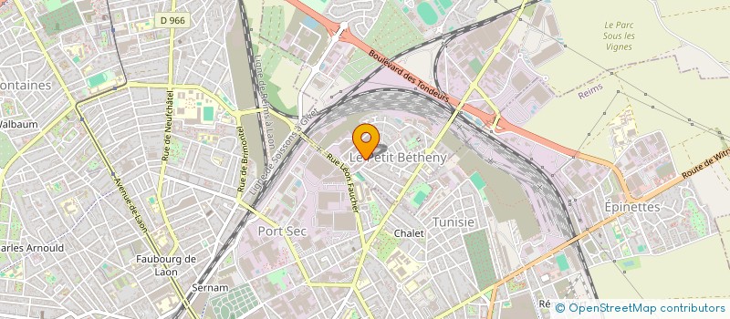 localisation de l'entreprise SCI BAUVISE  BETHENY