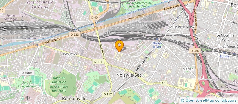 localisation de l'entreprise SCI BAUX CADOR à NOISY-LE-SEC