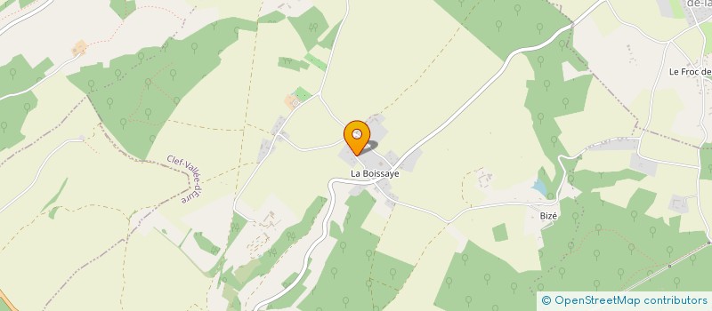 localisation de l'entreprise SCI BAUXBOIS  CLEF VALLEE D'EURE