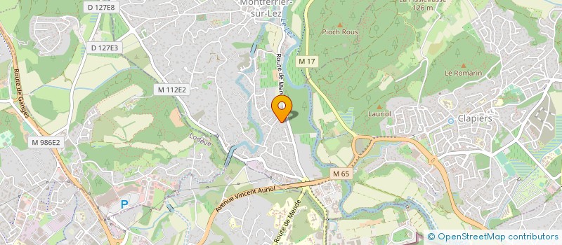 localisation de l'entreprise SCI BAUZO  MONTFERRIER-SUR-LEZ