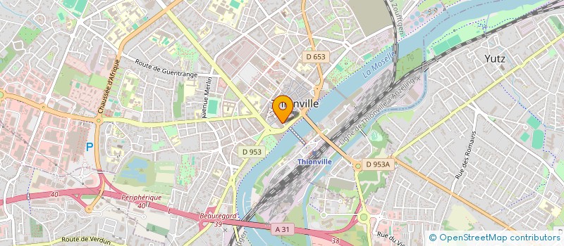 localisation de l'entreprise SCI BAV à THIONVILLE