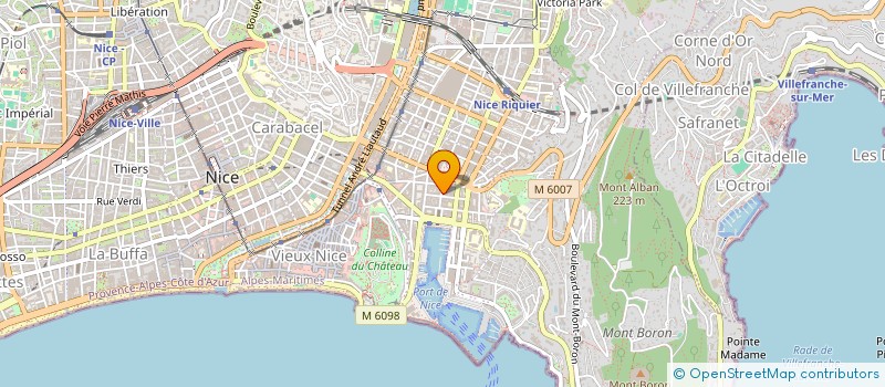 localisation de l'entreprise SCI BAVASTRO  NICE