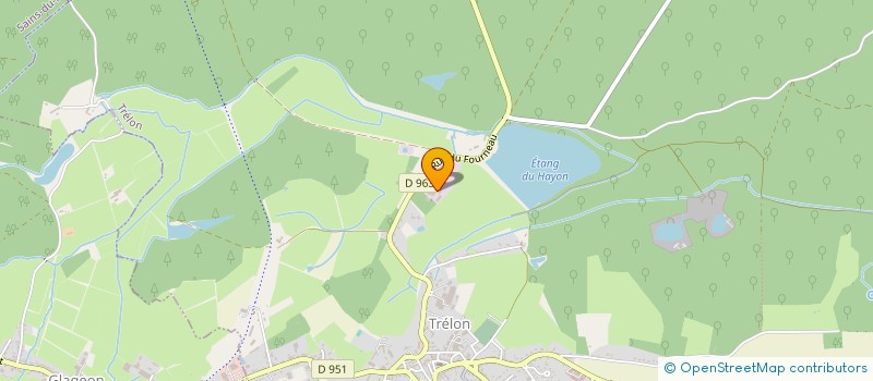 localisation de l'entreprise SCI BAVAY  TRELON