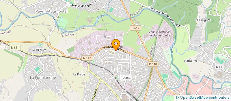 localisation de l'entreprise SCI BAVI  AUSSILLON