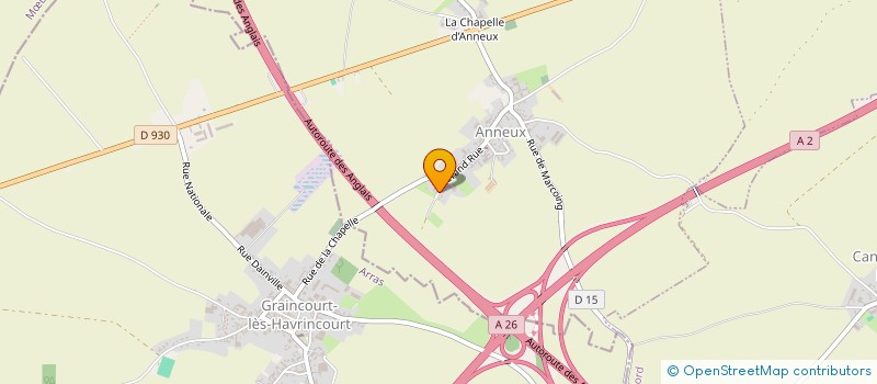 localisation de l'entreprise SCI BAWEDIN DUPUIS à ANNEUX
