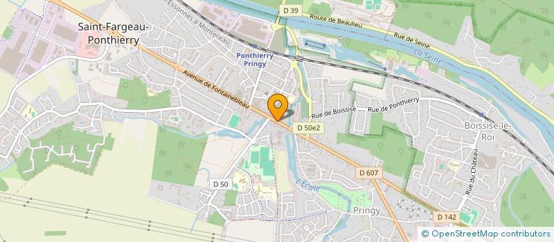 localisation de l'entreprise SCI BAXTER  SAINT-FARGEAU-PONTHIERRY