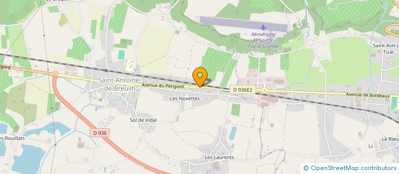 localisation de l'entreprise SCI BAY 24  SAINT-ANTOINE-DE-BREUILH