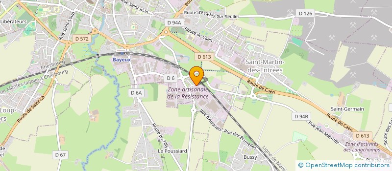 localisation de l'entreprise SCI BAY ARD  BAYEUX