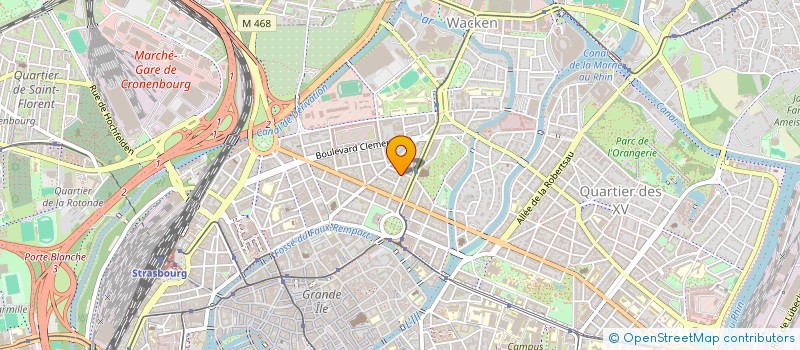 localisation de l'entreprise SCI BAY RIVER  STRASBOURG