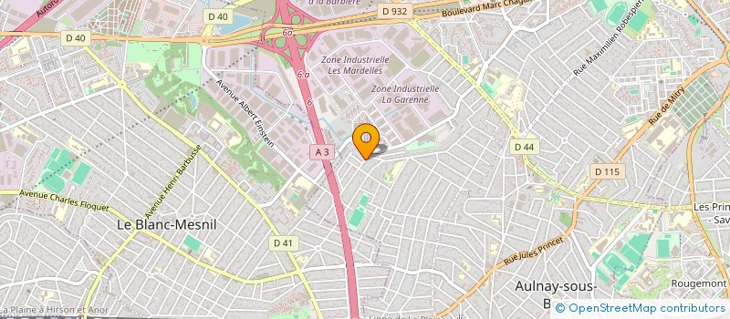 localisation de l'entreprise SCI BAYA à AULNAY-SOUS-BOIS