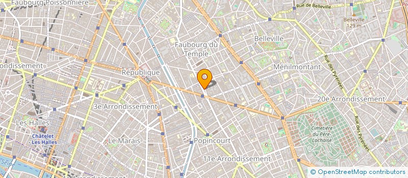 localisation de l'entreprise SCI BAYA  PARIS