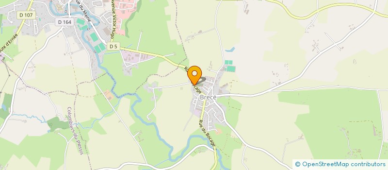 localisation de l'entreprise SCI BAYA  BRECE