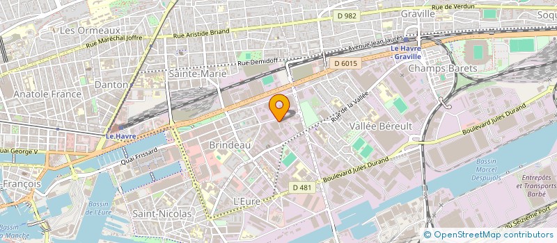 localisation de l'entreprise SCI BAYA à LE HAVRE