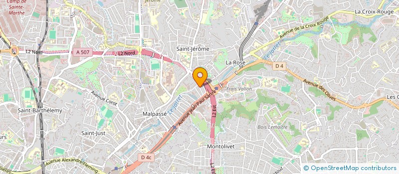 localisation de l'entreprise SCI BAYA à MARSEILLE