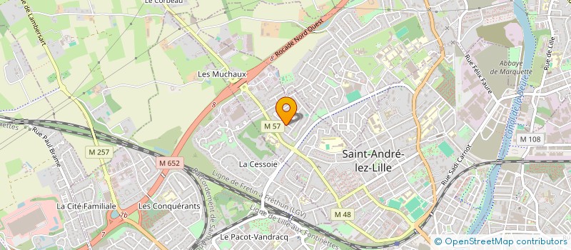 localisation de l'entreprise SCI BAYA  SAINT-ANDRE-LEZ-LILLE