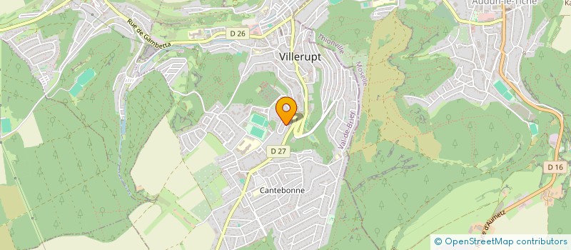 localisation de l'entreprise SCI BAYANT  VILLERUPT