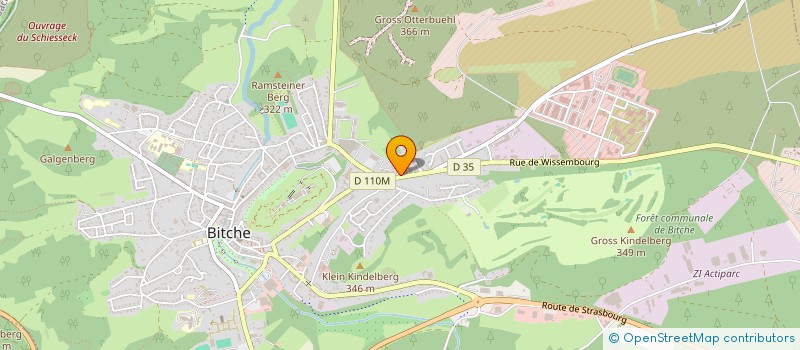 localisation de l'entreprise SCI BAYAR-O  BITCHE