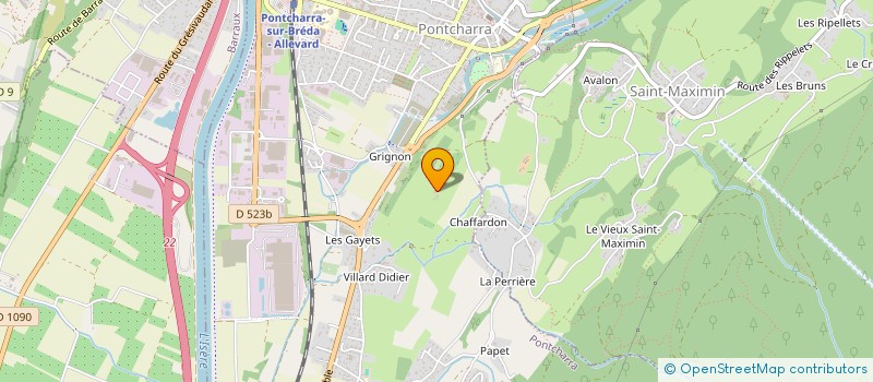 localisation de l'entreprise SCI BAYARD  PONTCHARRA