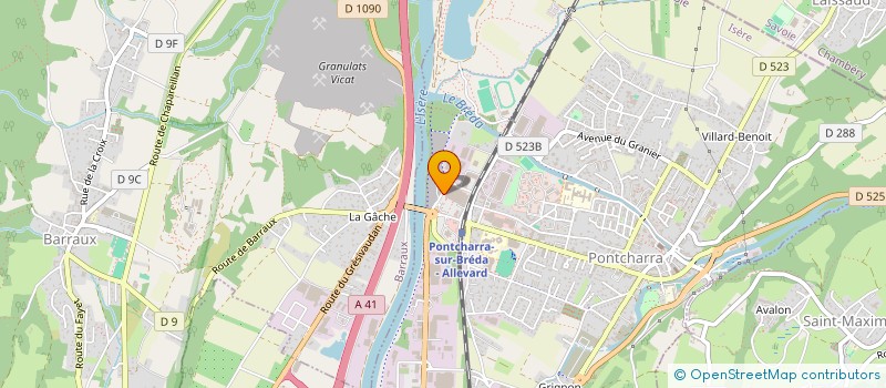 localisation de l'entreprise SCI BAYARD  PONTCHARRA