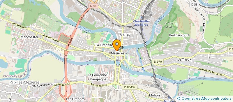 localisation de l'entreprise SCI BAYARD à CHARLEVILLE-MEZIERES