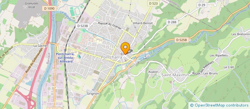 localisation de l'entreprise SCI BAYARD  PONTCHARRA