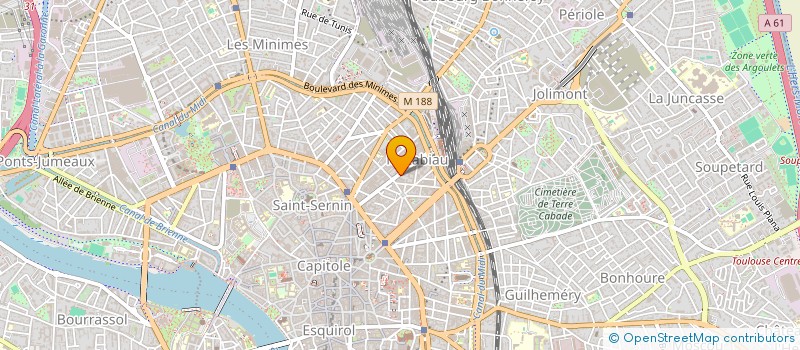 localisation de l'entreprise SCI BAYARD 44  TOULOUSE