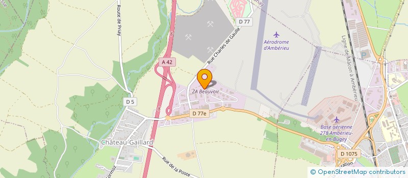 localisation de l'entreprise SCI BAYARD à CHATEAU-GAILLARD