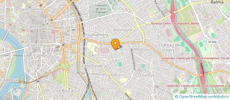 localisation de l'entreprise SCI BAYARD 57 à TOULOUSE