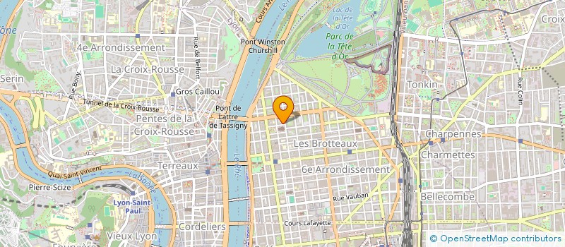 localisation de l'entreprise SCI BAYARD CHANDITOUR  LYON