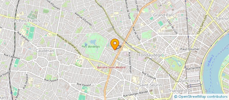 localisation de l'entreprise SCI BAYARD RECORANDCO  BORDEAUX