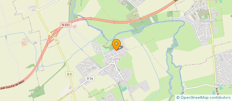 localisation de l'entreprise SCI BAYAV  CUVRY