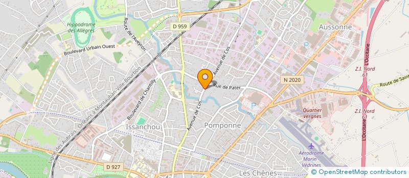 localisation de l'entreprise SCI BAYAVER  MONTAUBAN