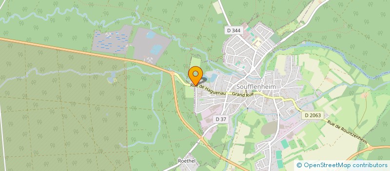 localisation de l'entreprise SCI BAYBORA  HAGUENAU