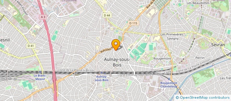 localisation de l'entreprise SCI BAYD à AULNAY SOUS BOIS