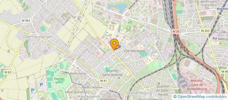 localisation de l'entreprise SCI BAYDUZ  STRASBOURG