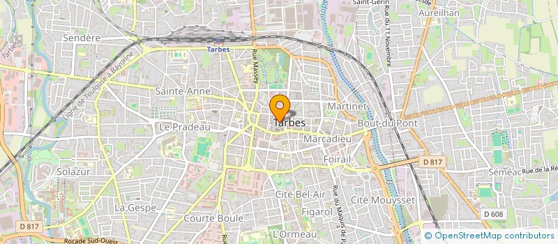 localisation de l'entreprise SCI BAYEN-IMMOBILIER  TARBES