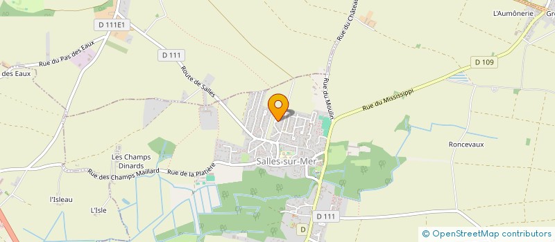 localisation de l'entreprise SCI BAYER  SALLES-SUR-MER