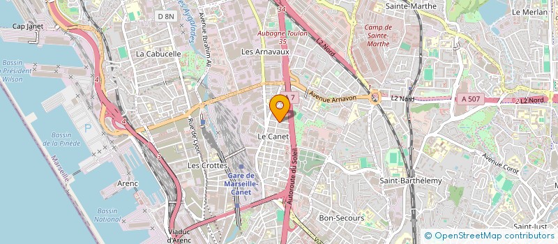 localisation de l'entreprise SCI BAYEUX à MARSEILLE 14EME