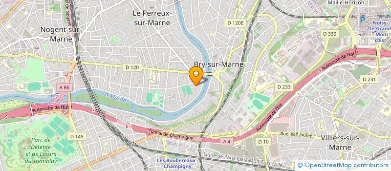 localisation de l'entreprise SCI BAYEUX à LE PERREUX-SUR-MARNE