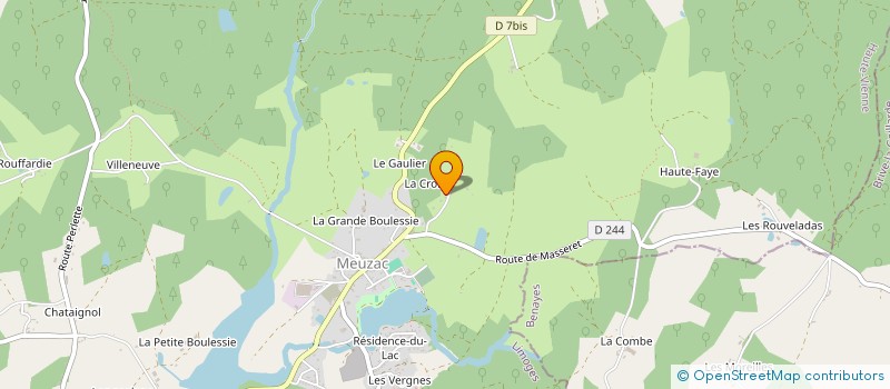 localisation de l'entreprise SCI BAYLE  MEUZAC