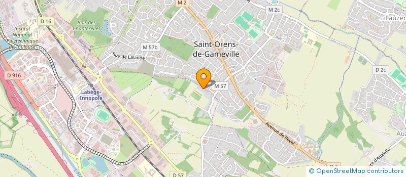 localisation de l'entreprise SCI BAYLE COLONNE  LABEGE