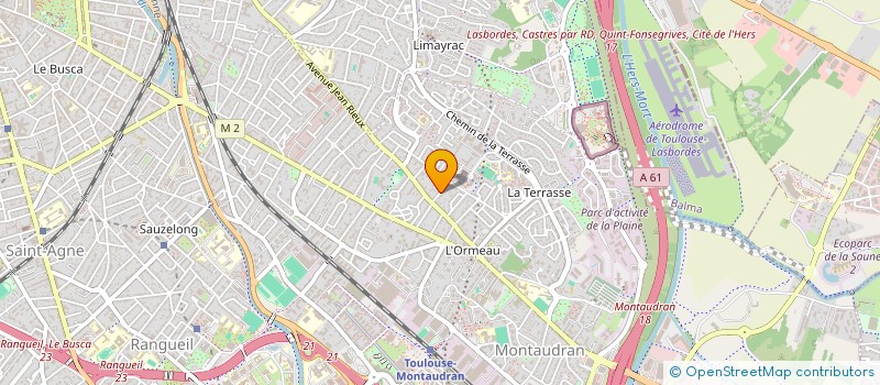 localisation de l'entreprise SCI BAYLE M H ET J à TOULOUSE
