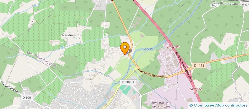 localisation de l'entreprise SCI BAYLERE  LA BREDE