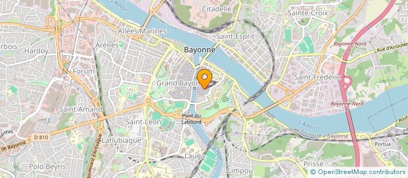 localisation de l'entreprise SCI BAYLUZ à BAYONNE
